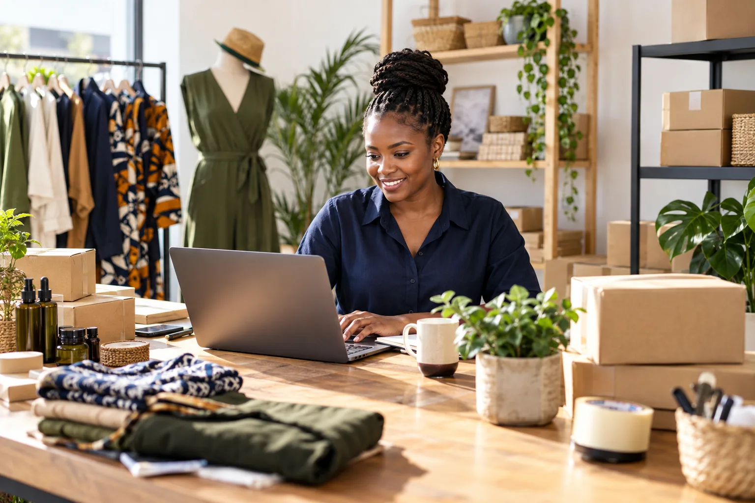 Kenyan retailer managing ecommerce orders and inventory